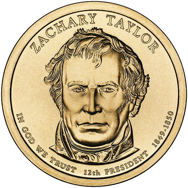 Prezydenci USA - 1$ / 2009 r. - 	Zachary Taylor  (nr 12)