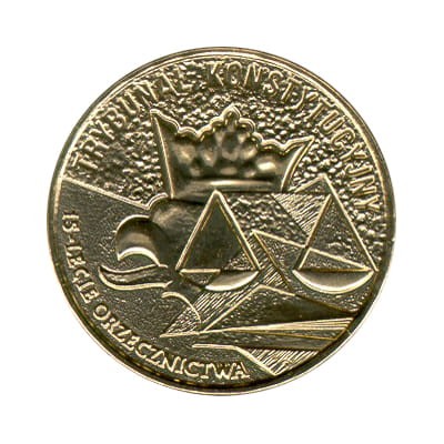 2 zł / 2001 r. - 15-lecie orzecznictwa Trybunału Konstytucyjnego