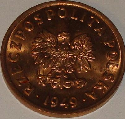 POLSKA 5 Groszy / 1949 r.