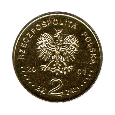 2 zł / 2001 r. - Jan III Sobieski (1674-1696)