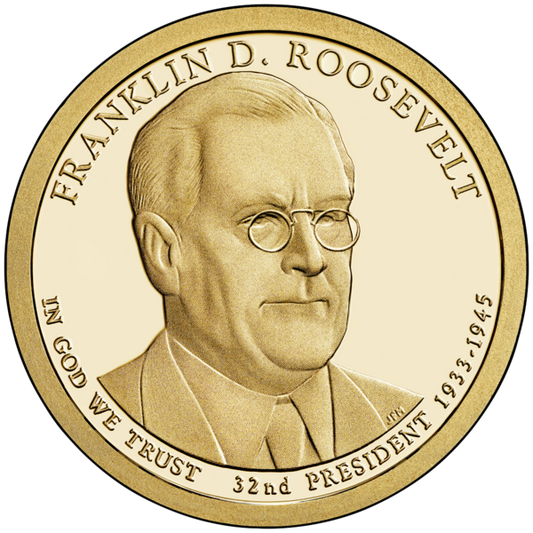 Prezydenci USA - 1$ / 2014 r. - 	Franklin D. Roosevelt (nr 32)