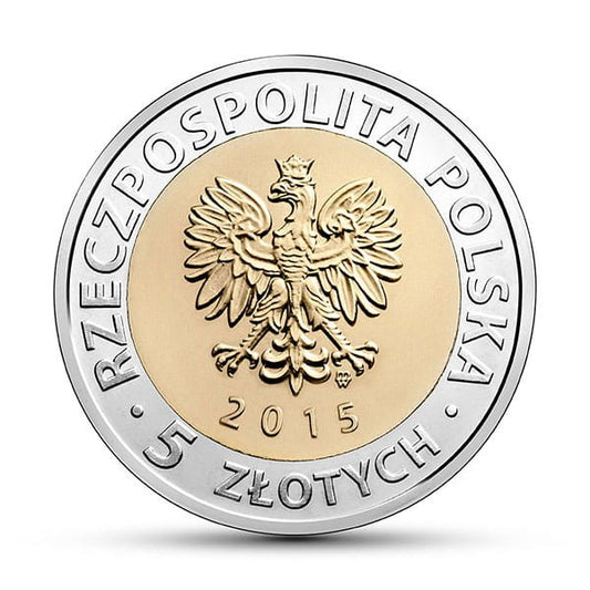 POLSKA 5 zł / 2015 r. - Ratusz w Poznaniu