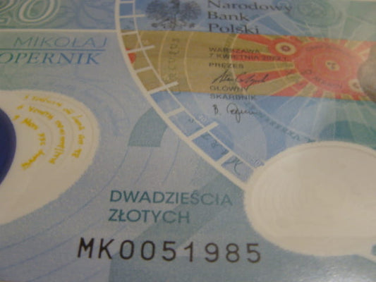 (1985r.)   20 zł / 2023 r. - Mikołaj Kopernik