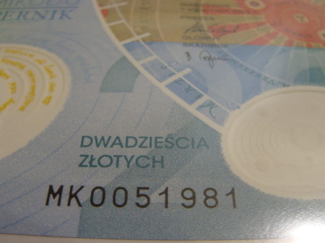 (1981r.)   20 zł / 2023 r. - Mikołaj Kopernik