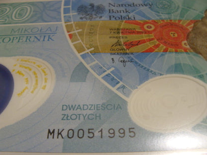 (1995r.)   20 zł / 2023 r. - Mikołaj Kopernik