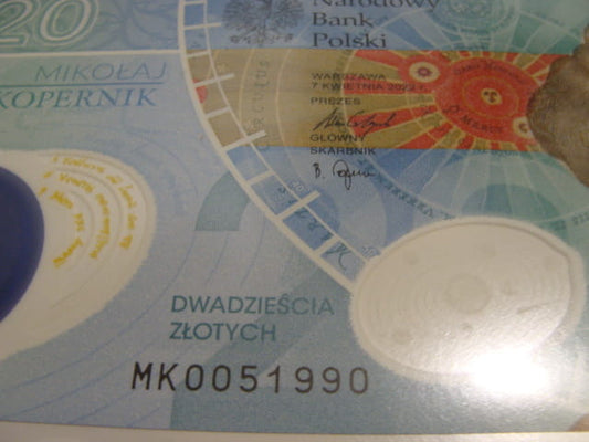 (1990r.)   20 zł / 2023 r. - Mikołaj Kopernik