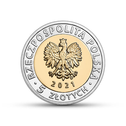 POLSKA 5 zł / 2021 r - Zamek Książ w Wałbrzychu
