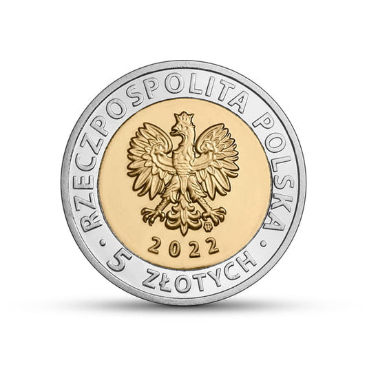 POLSKA 5 zł / 2022 r -  Zamek w Mosznej