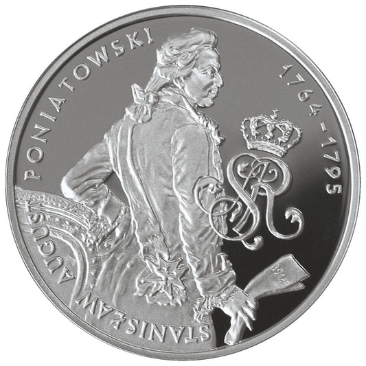 10 zł / 2005 r. - Stanisław August Poniatowski - półpostać