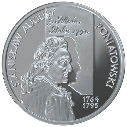 10 zł / 2005 r. - Stanisław August Poniatowski - popiersie
