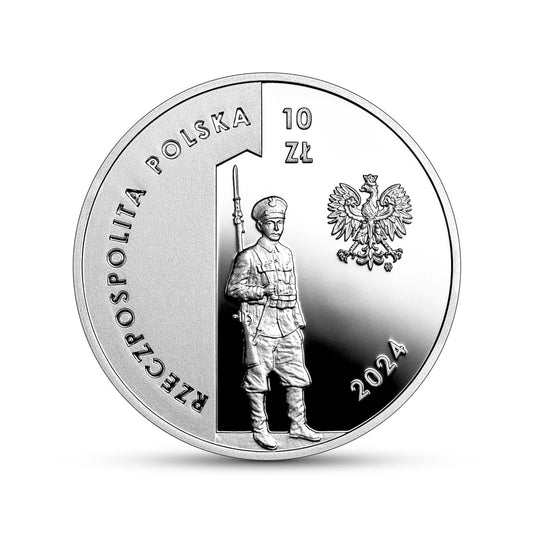 10 zł / 2024 r. - Korpus Ochrony Pogranicza - 100-lecie utworzenia