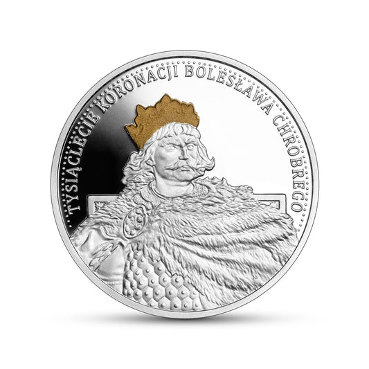 10 zł / 2025 r. - Tysiąclecie koronacji Bolesława Chrobrego - Ag