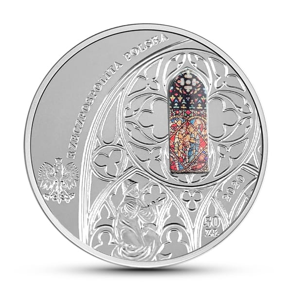50 zł / 2020 r. - 700-lecie konsekracji kościoła Mariackiego w Krakowie