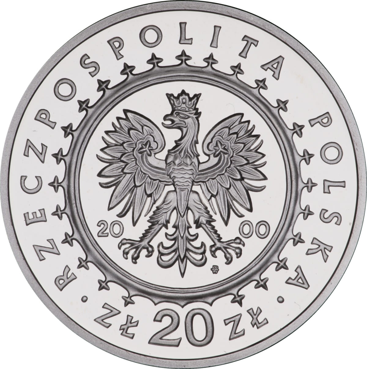 20 zł / 2000 r. - Pałac w Wilanowie