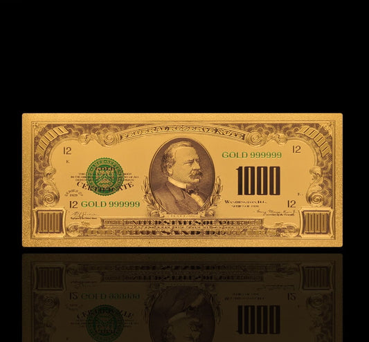 USA: Banknot złocony 1.000$ - TYSIĄC dolarów /1928