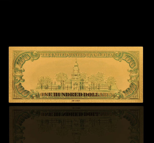USA: Banknot złocony 100$ - STO dolarów /1928
