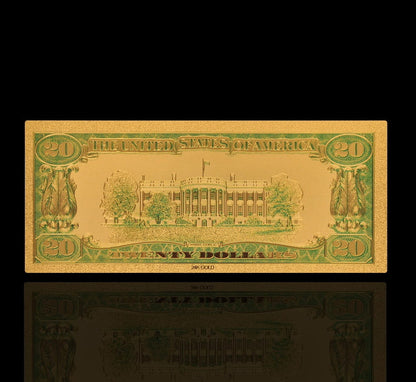 USA: Banknot złocony 20$ - DWADZIEŚCIA dolarów /1928