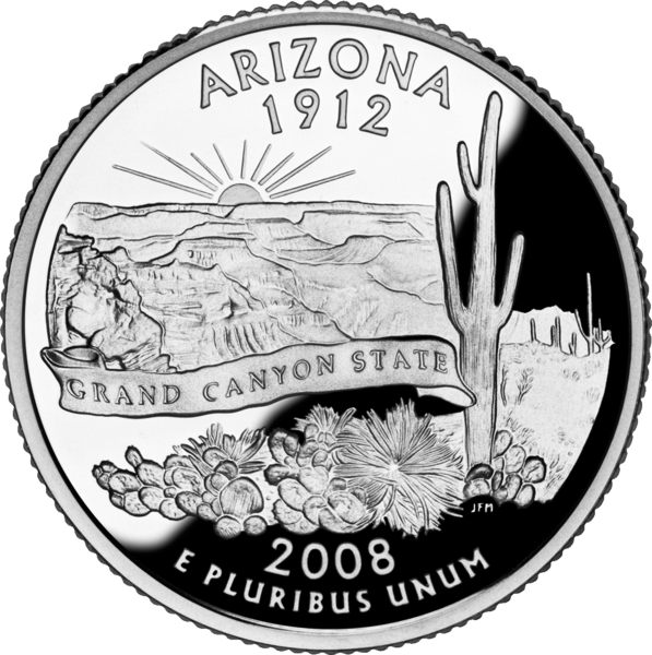 USA:  25 Centów / 2008 r. - Arizona (nr 48)