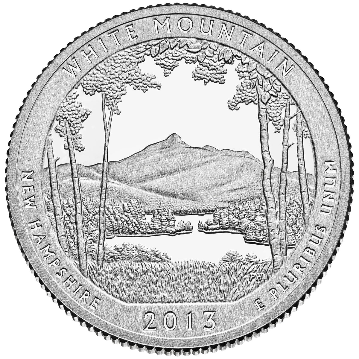 USA:  25 Centów / 2013 r. -  White Mountain National Forest (nr 16)